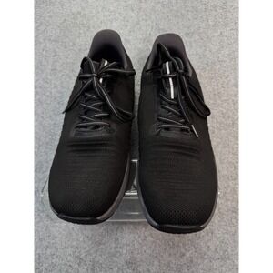 Orthofeet Men's Knit Walking Sneakers Black‎ Size 9.5 W (2E) Comfort Orthopedic